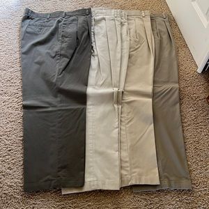 JWN Pleated  Chino Pants 4 pairs original $278 selling for $50